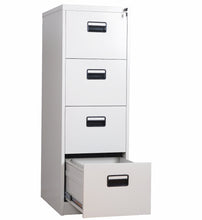 Load image into Gallery viewer, Four Drawer Steel Filing Cabinet