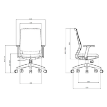 Load image into Gallery viewer, K3 Swivel Lift Mesh Office Staff Chair