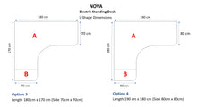 Load image into Gallery viewer, NOVA Triple Motor Electric Standing Desk (3 Legs)