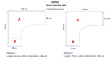 Load image into Gallery viewer, NOVA Triple Motor Electric Standing Desk (3 Legs)
