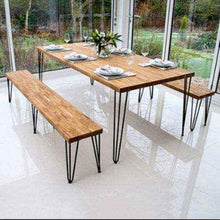 Load image into Gallery viewer, 28" Black Hairpin Legs - Set of 4 Legs