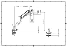 Load image into Gallery viewer, Z100 Monitor Arm (Quick Release Vesa Plate)