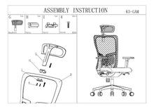 Load image into Gallery viewer, K5-GH Ergonomic Executive Chair - MyDesk.SG
