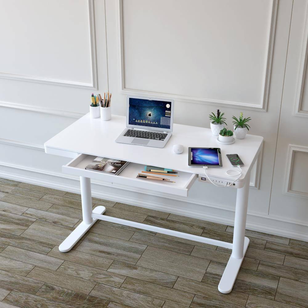 Tempered glass deals standing desk