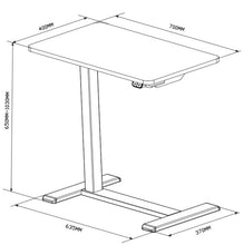 Load image into Gallery viewer, ET026 Movable Electric Standing Laptop Desk
