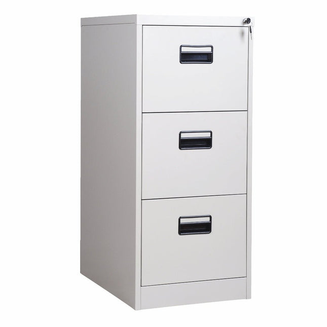 3 Drawer Steel Metal Cabinet - MyDesk.SG