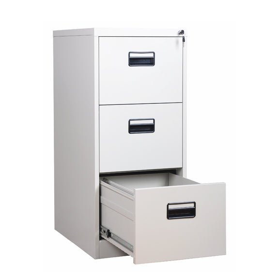 3 Drawer Steel Metal Cabinet - MyDesk.SG