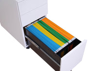 Load image into Gallery viewer, Steel Mobile Pedestal With 2 Drawer 1 Filing (L300 - Slim)
