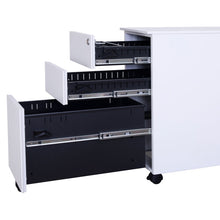 Load image into Gallery viewer, Steel Mobile Pedestal With 2 Drawer 1 Filing (L300 - Slim)
