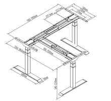 Load image into Gallery viewer, NOVA Triple Motor Electric Standing Frame (3 Legs)
