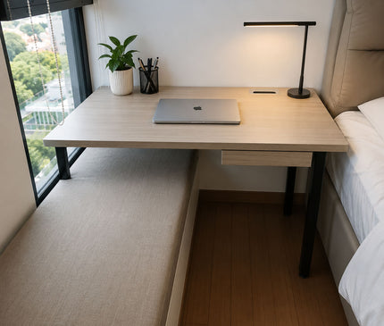 Bay Window Study Desk – Smart Space Utilization