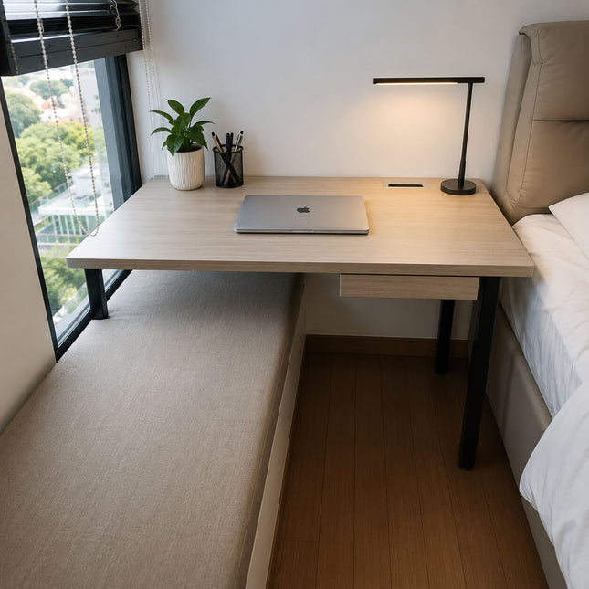 Study / Work desk for bay window spaces