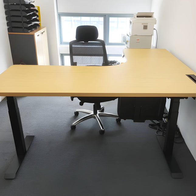 NOVA Triple Motor Electric Standing Desk (3 Legs) - MyDesk.SG