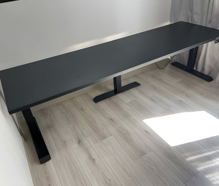NOVA Triple Motor Electric Standing Desk (3 Legs) Long Table |  MyDesk.SG