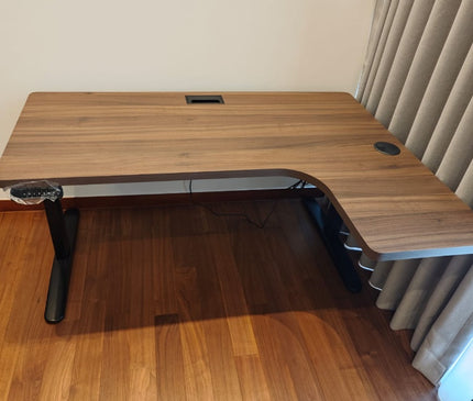 Aero L-Shaped Dual Motor Electric Standing Desk