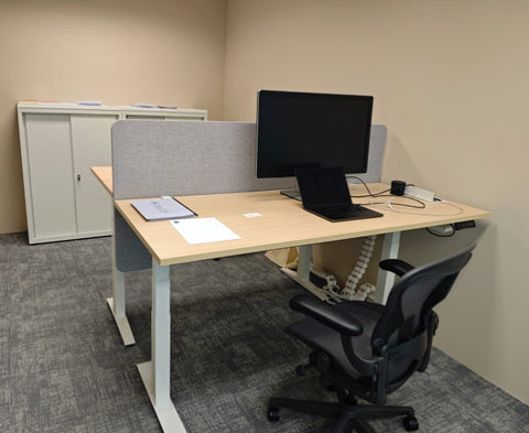 PET Fabric-Wrapped Desk Divider