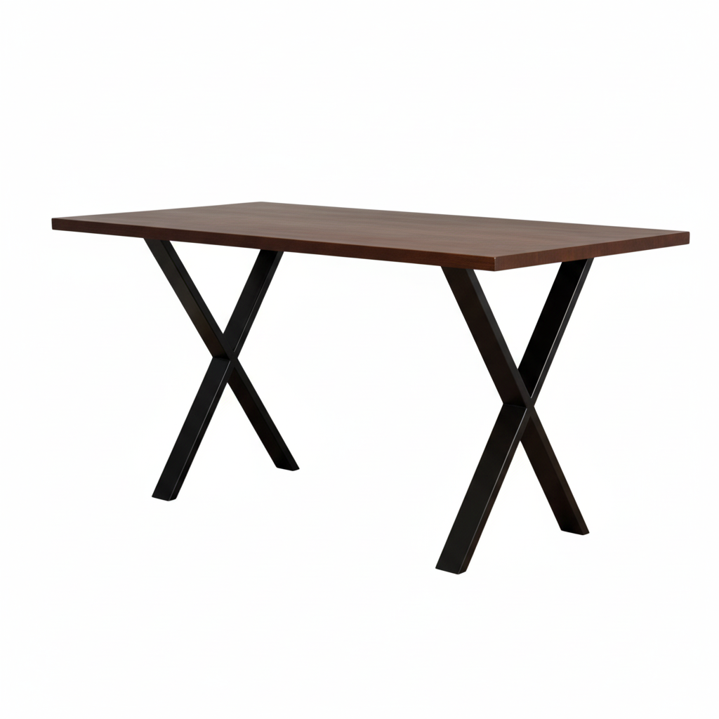 X-Shaped Metal Legs