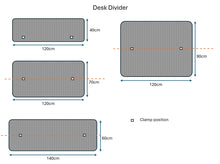 Load image into Gallery viewer, Desk divider Size
