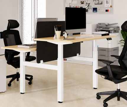 Mydesk.SG face-to-face Workstation Electric Standing Desk 