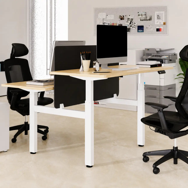 Mydesk.SG face-to-face Workstation Electric Standing Desk 