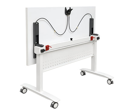 Foldable Training Table with castor wheels