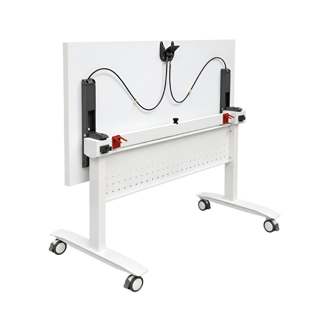 Foldable Training Table with castor wheels
