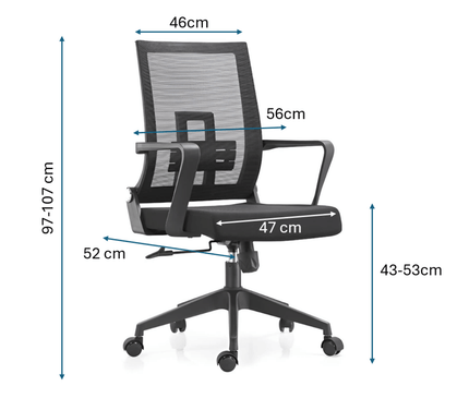Executive Office Chair Dimensions