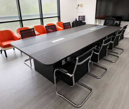 Modern Dual - Tone Executive Conference Table - MyDesk.SG