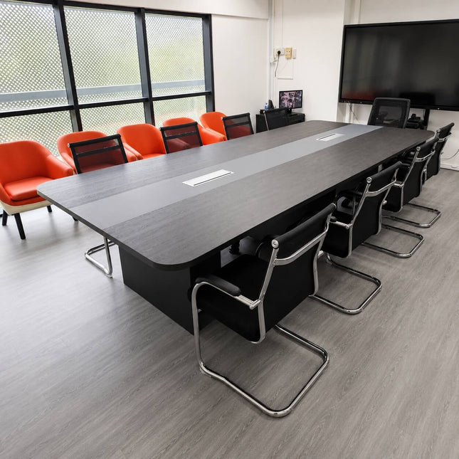 Modern Dual - Tone Executive Conference Table - MyDesk.SG