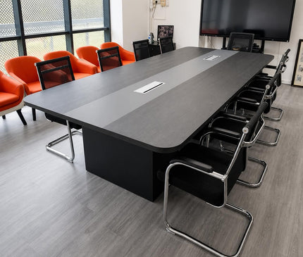 Modern Dual - Tone Executive Conference Table - MyDesk.SG