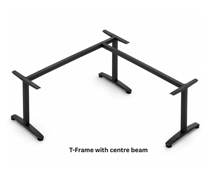 T-Shape frame with centre beam