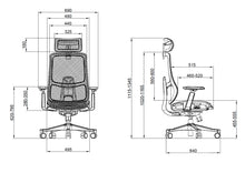 Load image into Gallery viewer, T3 -  Full Mesh Ergonomic Chair
