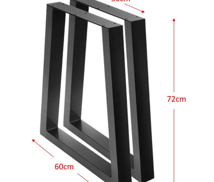 Trapezoid Metal Legs