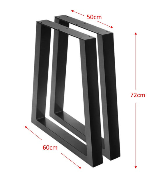 Trapezoid Metal Legs