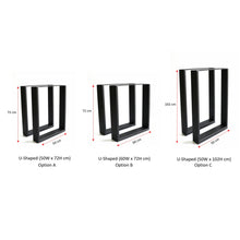 Load image into Gallery viewer, U-Shaped Metal Legs

