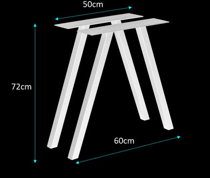 Vara Metal Table Legs - Set of 2
