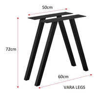 Load image into Gallery viewer, Table legs dimention
