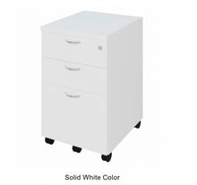 Load image into Gallery viewer, Wooden Mobile Pedestal Drawer
