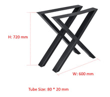 Load image into Gallery viewer, X-Shaped Metal Legs
