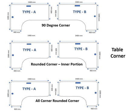 Aero L - Shaped Dual Motor Electric Standing Desk - MyDesk.SG
