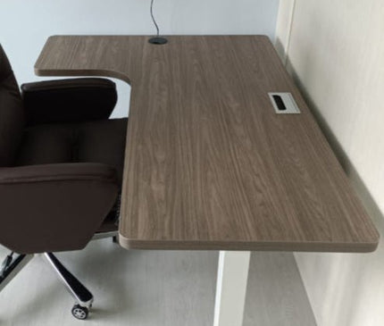 Aero L - Shaped Dual Motor Electric Standing Desk - MyDesk.SG