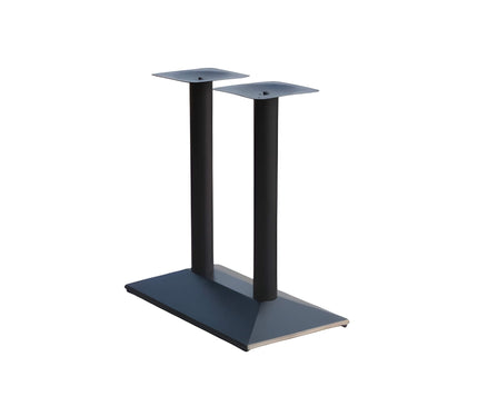 Double-Column Rectangular Pedestal Table Base - MyDesk.SG