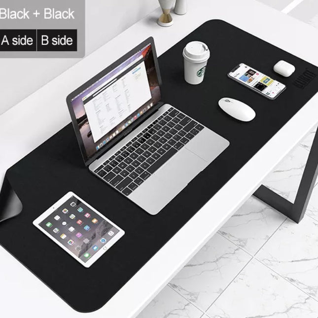 Double - sided PU Leather Protector Pad - MyDesk.SG