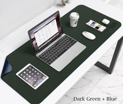 Double - sided PU Leather Protector Pad - MyDesk.SG