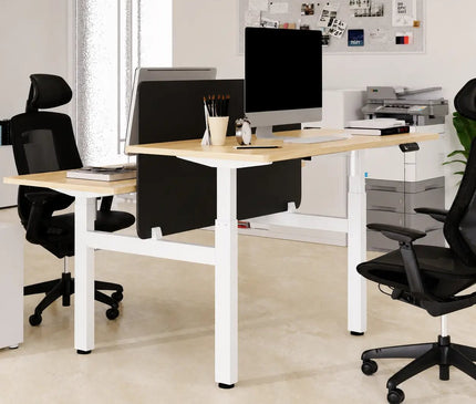 EHWK Dual Workstation Electric Standing Desk - MyDesk.SG