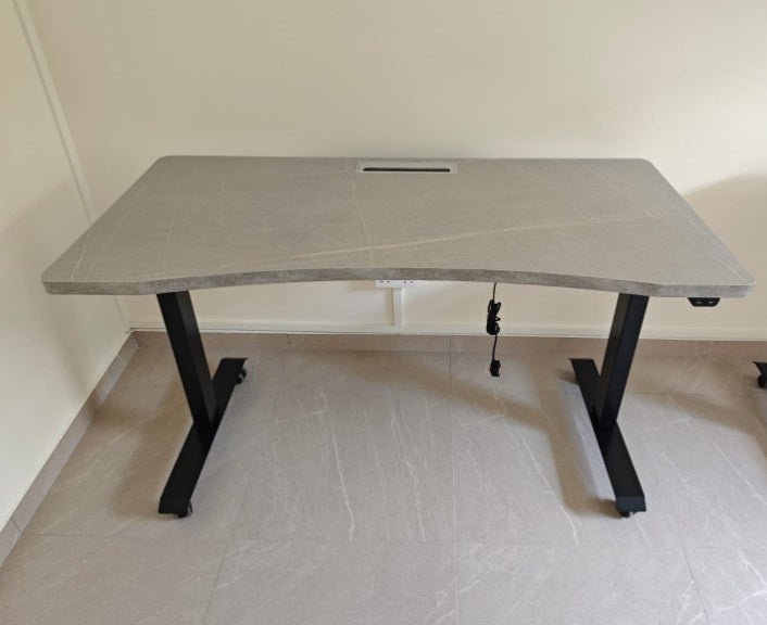 ET114E - N Single Motor Electric Standing Desk - MyDesk.SG