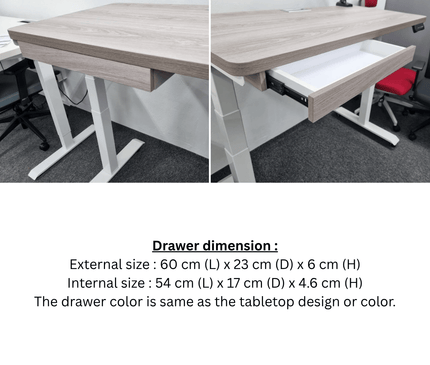 ET223(IB) Dual Motor Electric Standing Desk - MyDesk.SG