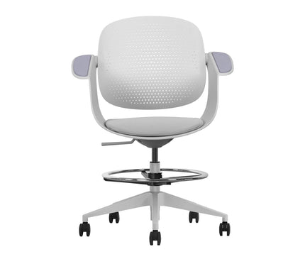 F2 - G Tall Chair With Footrest - MyDesk.SG