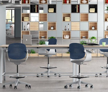 F2 - G Tall Chair With Footrest - MyDesk.SG