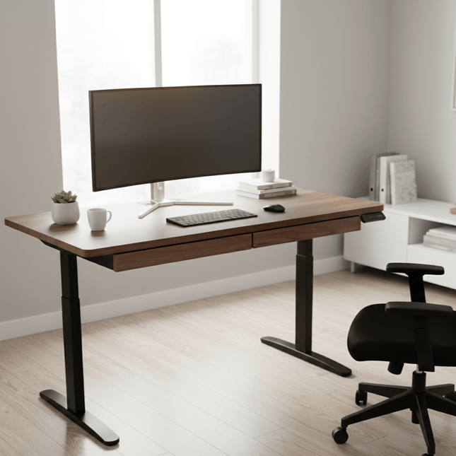 FINEST Dual Motor Electric Standing Desk - MyDesk.SG